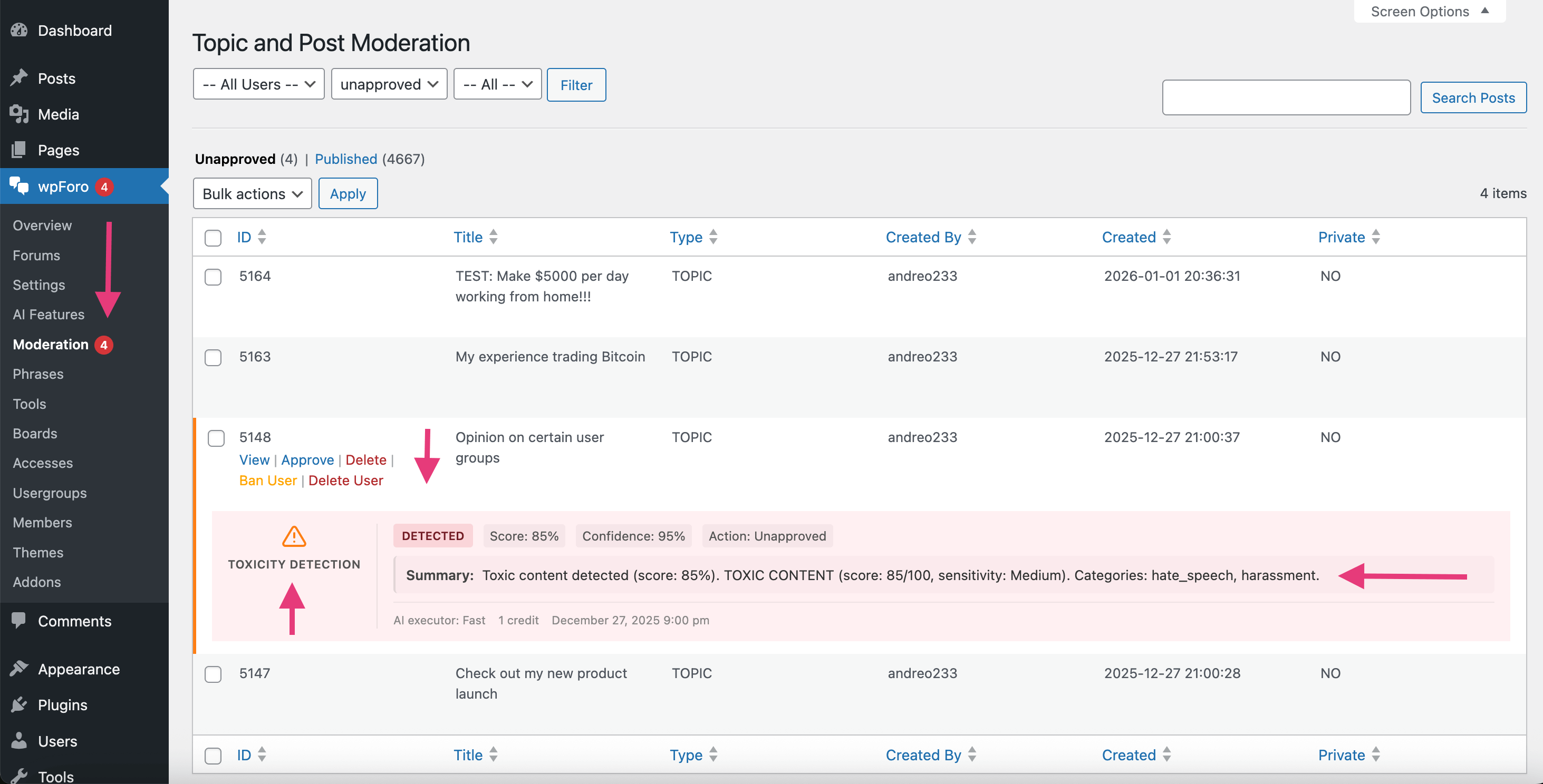 Toxicity Detection Report