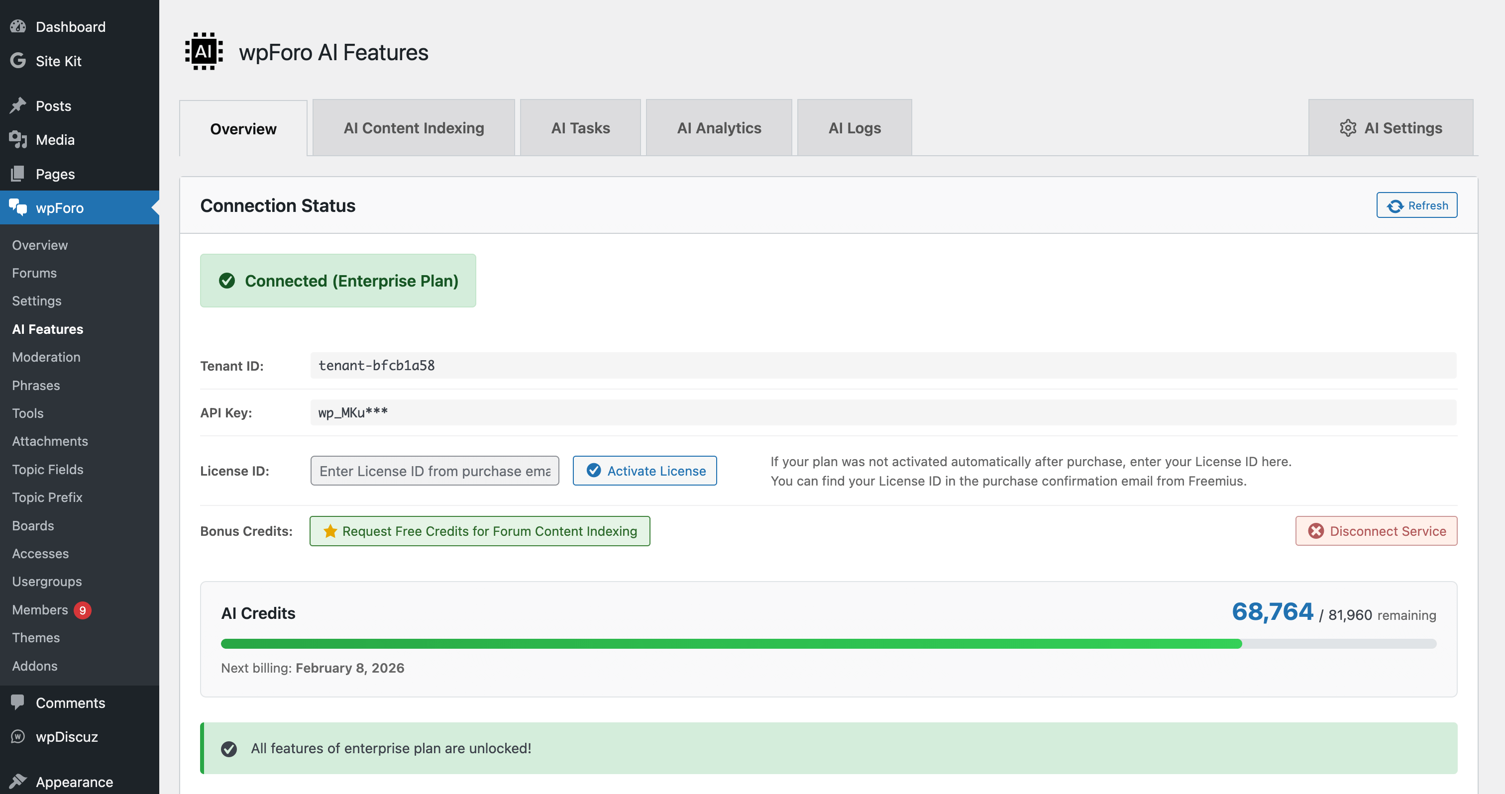 Request Free Indexing Credits