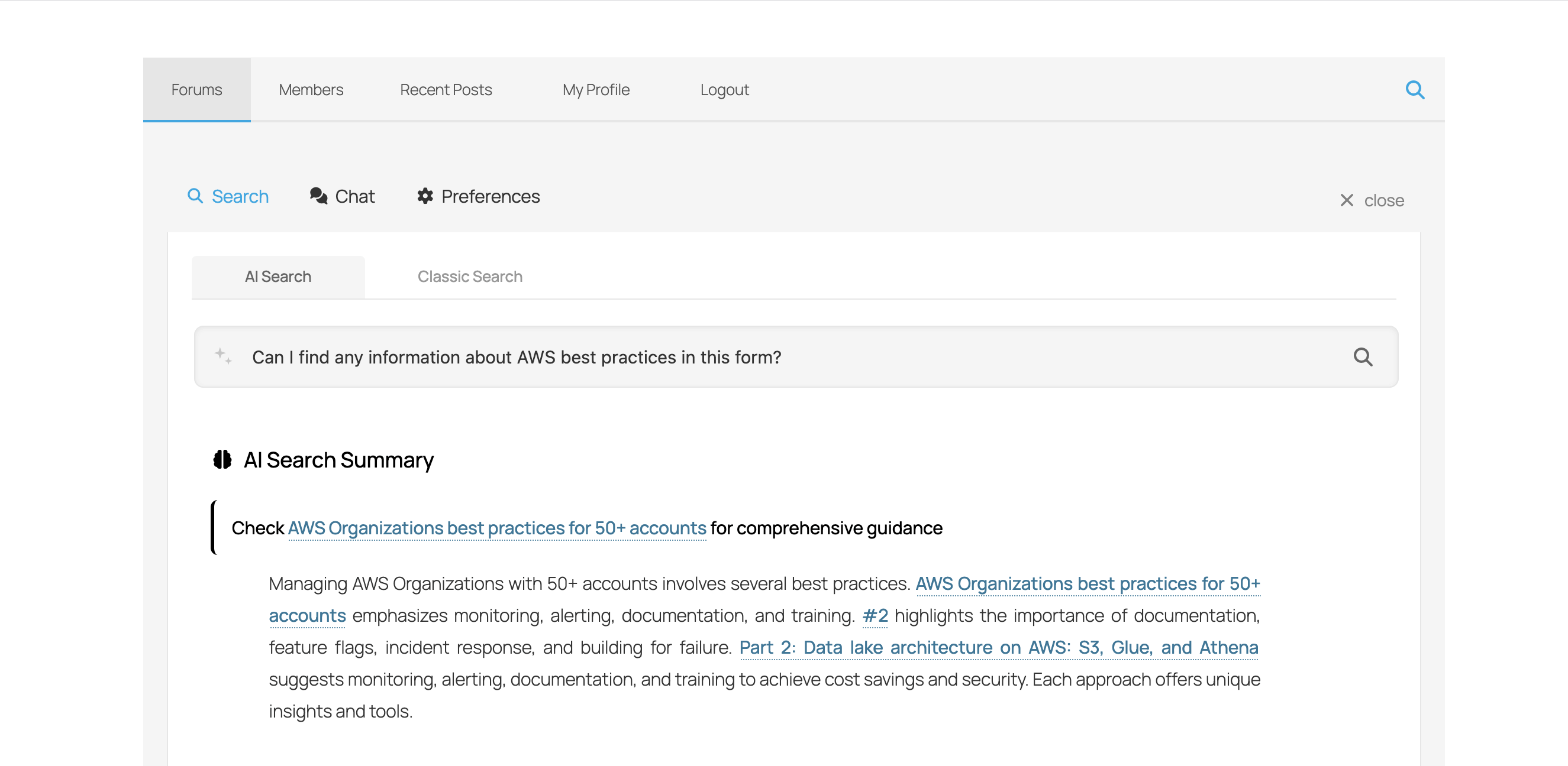 AI Semantic Search Example 1