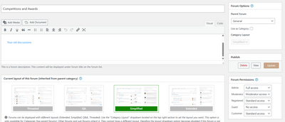 example forum page