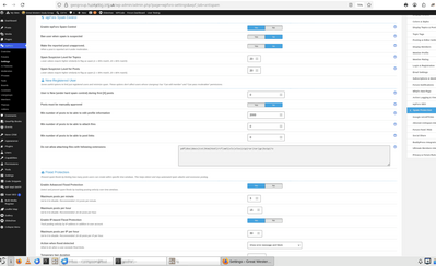 Spam Settings