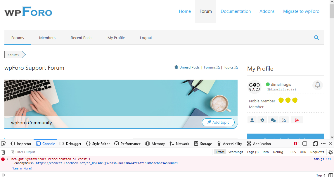 2022 08 07 18 12 26 wpForo Support Forum – wpForo – WordPress Forum Plugin — Mozilla Firefox